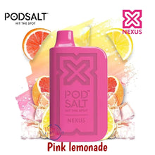 Load image into Gallery viewer, pod salt nexus pink lemonade disposable vape