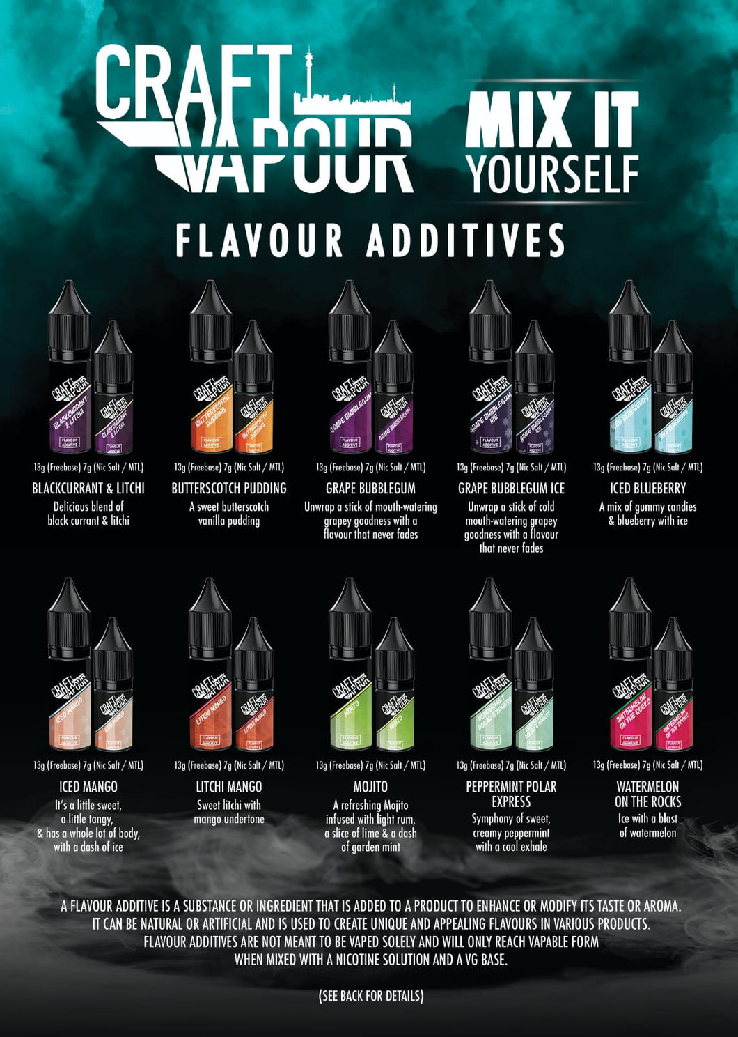 Craft Vapour Nic Salts