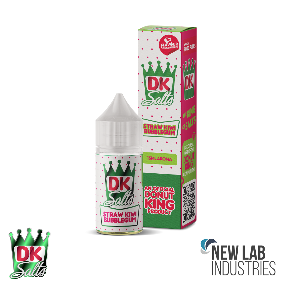 Donut King Straw Kiwi Bubblegum Nic Salt