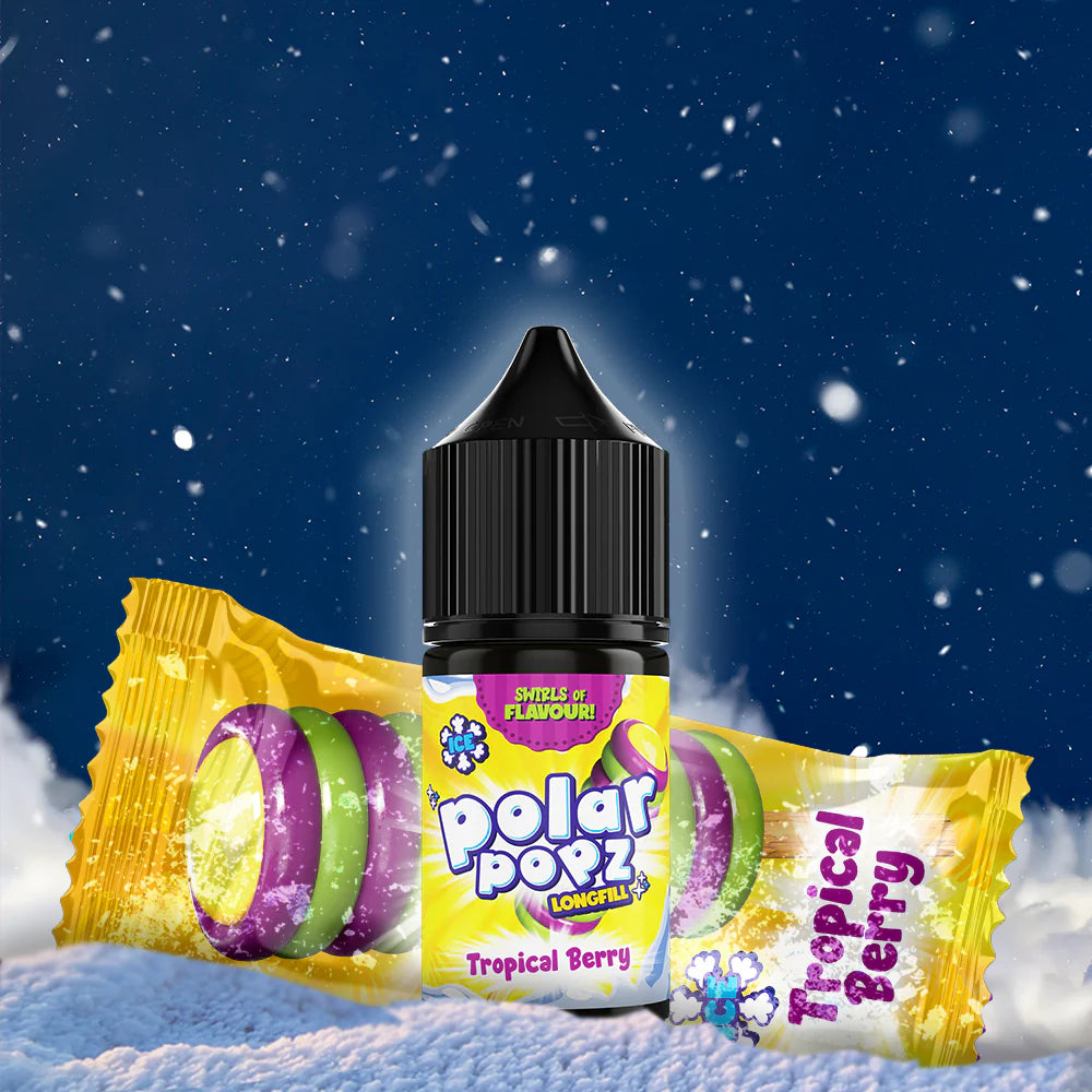 Polar Popz Tropical Berry Longfill Salts