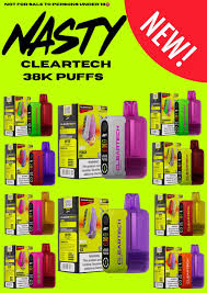 Nasty 38k 38000 puff Disposable 5% Cleartech