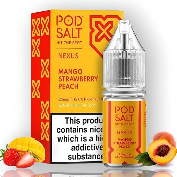 PodSalt Nexus Mango Strawberry Peach