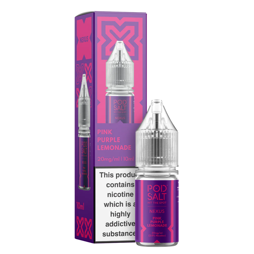 Pod Salt Nexus Pink Purple Lemonade