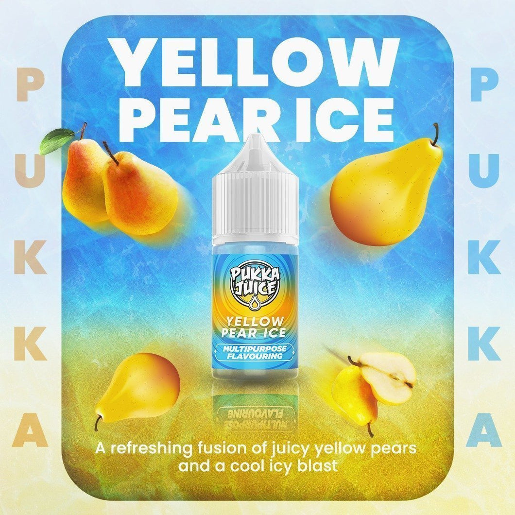 Pukka Juice Yellow Pear Ice Nic Salt