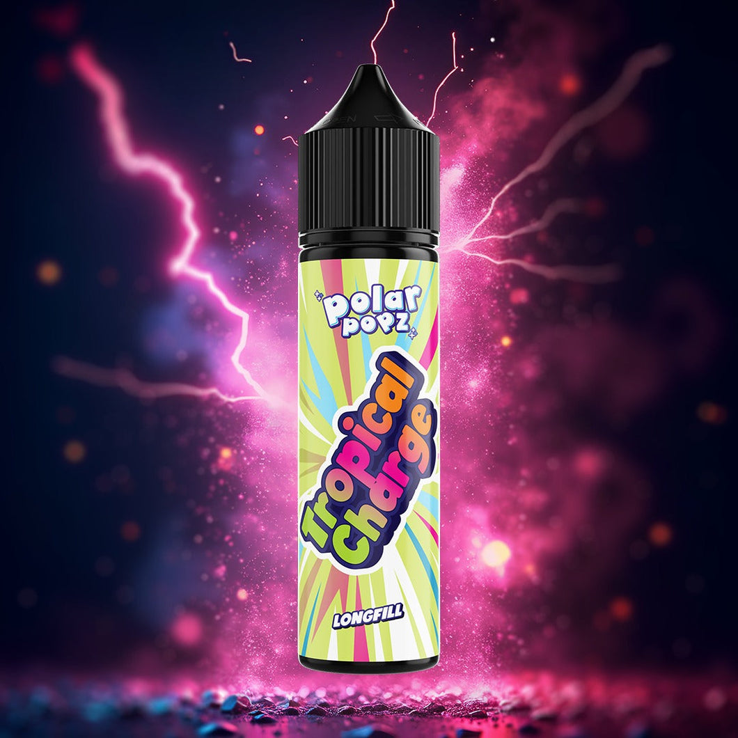 Polar Popz Tropical Charge Nic Salt(Passionfruit Watermelon Peach)