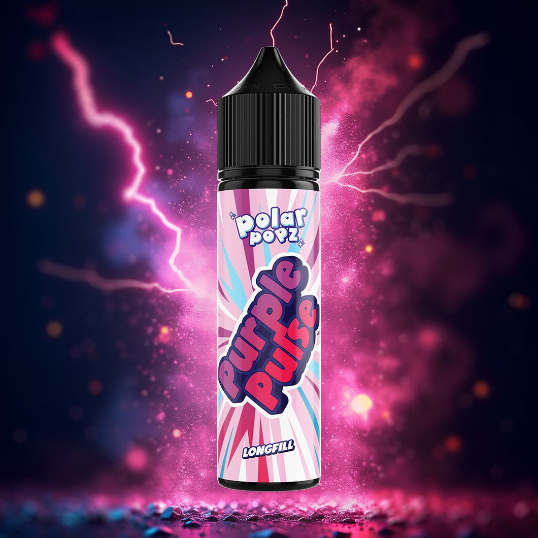 Polar Popz Purple Pulse Nic Salt 60ml(Cranberry Grape)