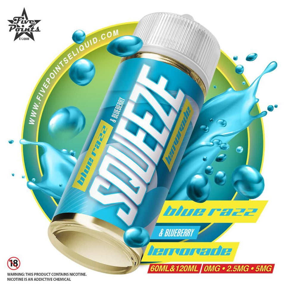 Squeeze Blue Razz and Blueberry Lemonade longfill kit
