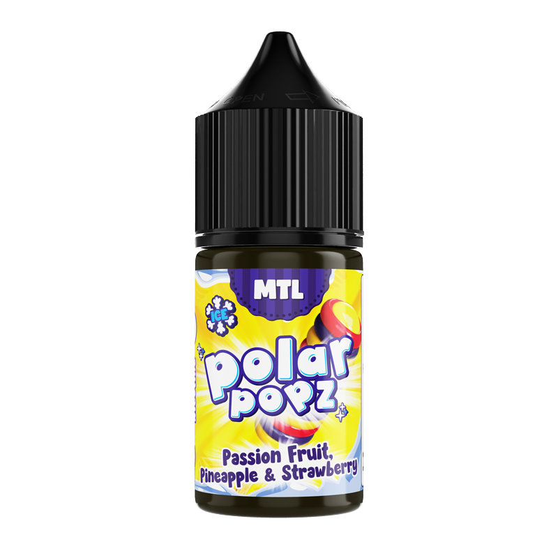 Polar Popz Passion Fruit Pineapple and Strawberry MTL